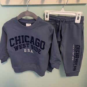 ZARA CHICAGO EMBROIDERED VARSITY MATCHING SET